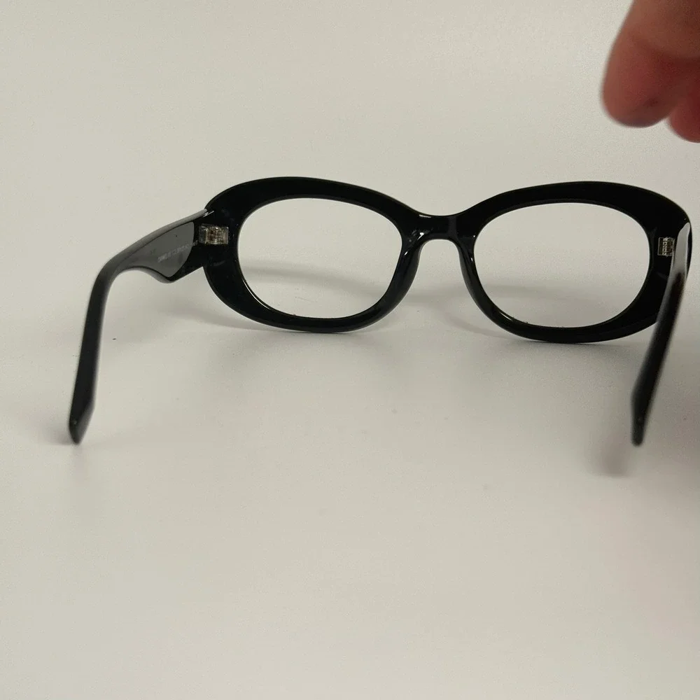 Warby Parker Carmel XW 100 Eyeglasses Jet Black Cat Eye Frames 53-20-140